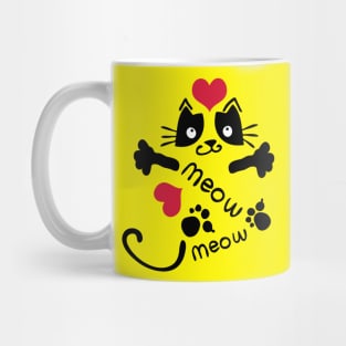 meow meow cat Mug